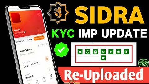 Sidra Chain KYC New Update | Sidra Chain KYC Verification pending | Sidra Chain KYC Kaise Kare