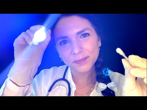 ASMR Cranial Nerve Exam (German/Deutsch RP, Personal Attention)