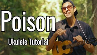 Alice Cooper - Poison (Ukulele Tutorial)