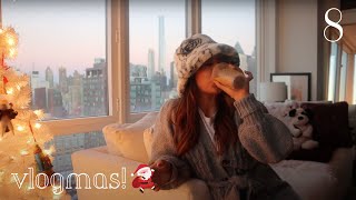 NYC VLOGMAS: Anthropologie haul &amp; Santa&#39;s workshop