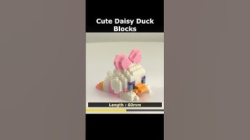 Daisy Duck 7134 Mini Blocks Preview #lego #brick #miniblock #nanoblock
