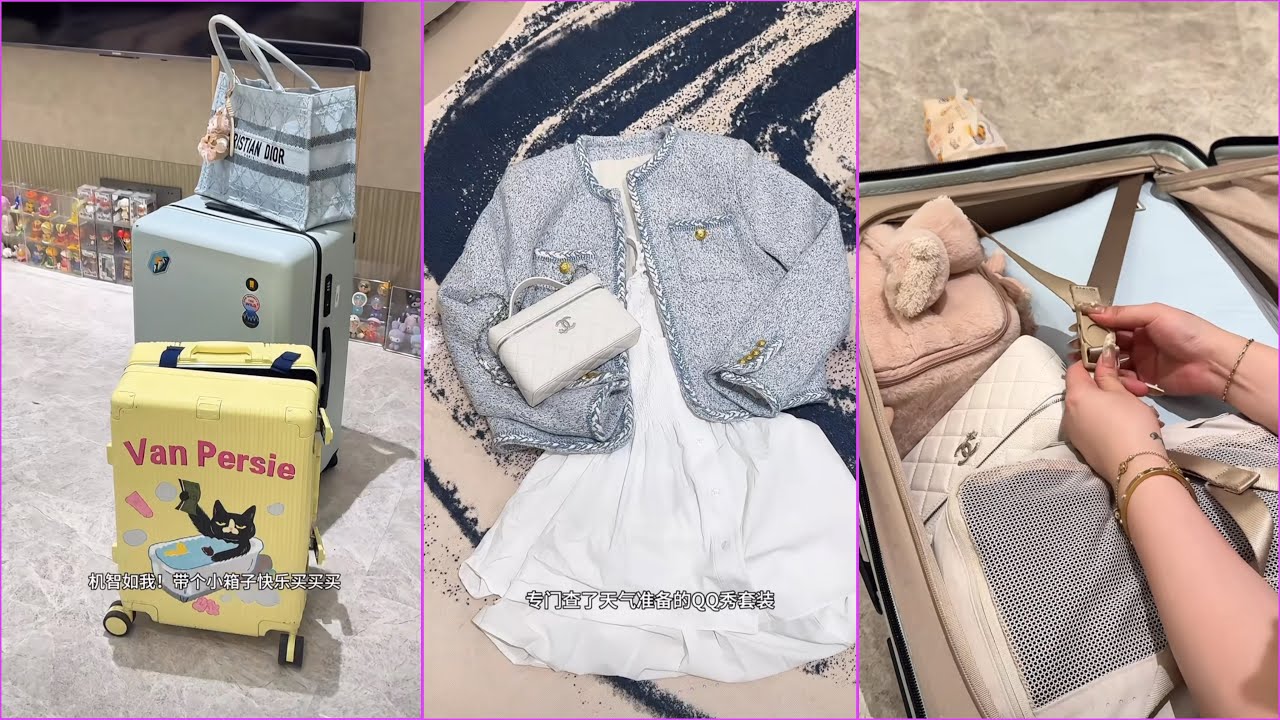 ​🎧 ASMR Immersive Packing for 6 Days 5 Nights with Xiao Han | Aesthetic Travel VLOG