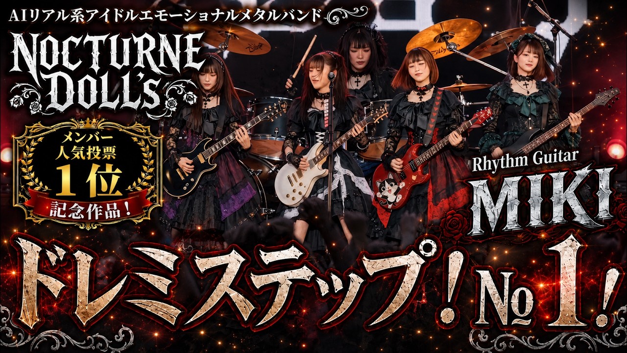 NOCTURNE DOLL's メンバー人気投票 1位記念！ミキが主役だ！「ドレミ