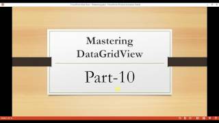 Mastering Datagridview Part-10 How To Add Checkbox Column Into Datagridview