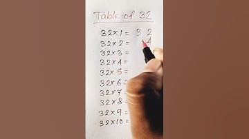 Table trick of 32🔥 | #shorts #tables #table #tabletrick #maths #viralmaths #ytshorts #fun