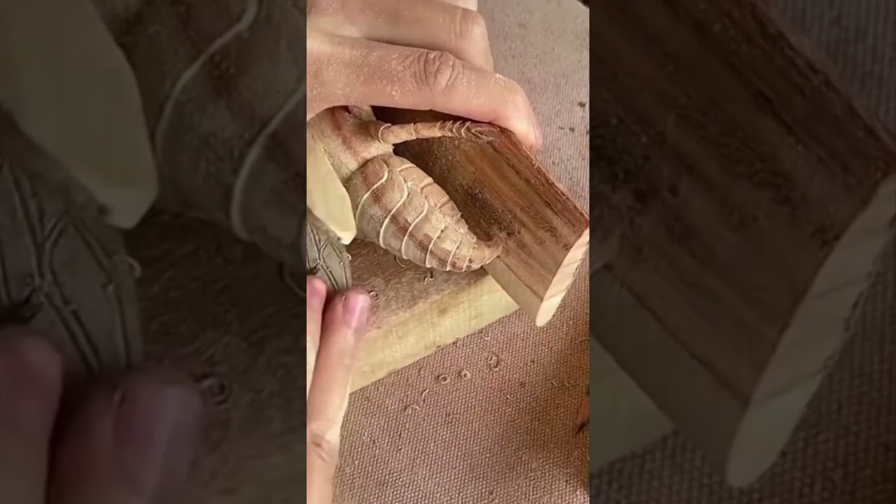 piece of wood make bees sculpture 