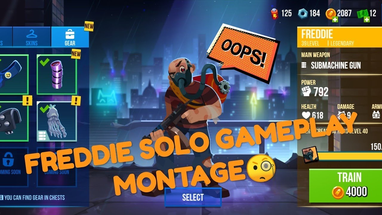 FREDDIE SOLO GAMEPLAY!! 3 KILL GAME?! Bullet ECHO by ZeptoLabs