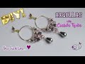 DIY! ARGOLLAS CON CRISTALES TEJIDOS | SaritoDetalle♥