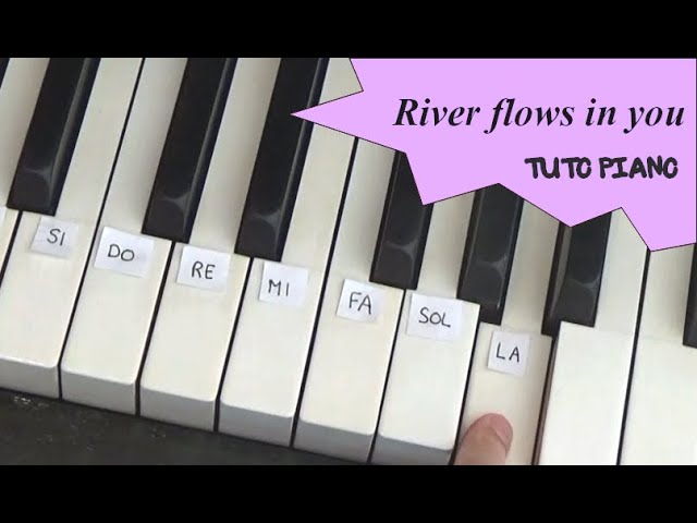 Tuto Piano River Flows In You Yiruma 1ere Partie Niveau 3 Youtube