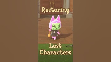Restoring Lost Characters to Animal Crossing