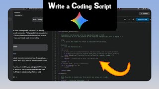 How to Write a Coding Script on Gemini [NEW] screenshot 4