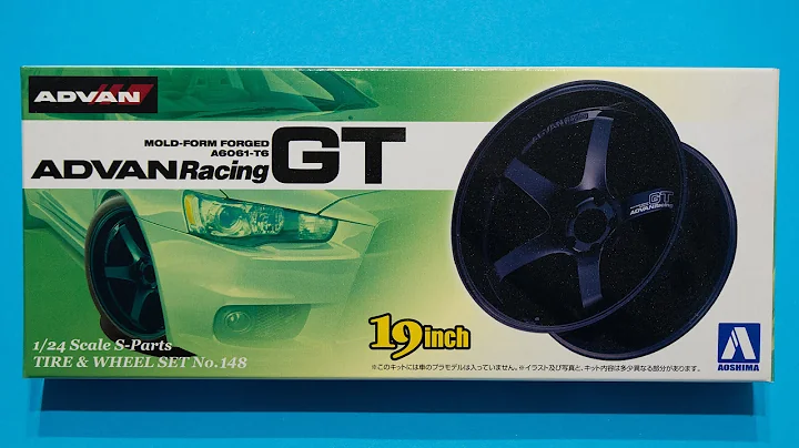 Aoshima 1/24 Advan Racing GT Wheels Unboxing and Review