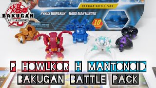 Haos Mantonoid Ultra Pyrus Howlkor Ultra Battle Pack Battle Planet Bakugan Unbox