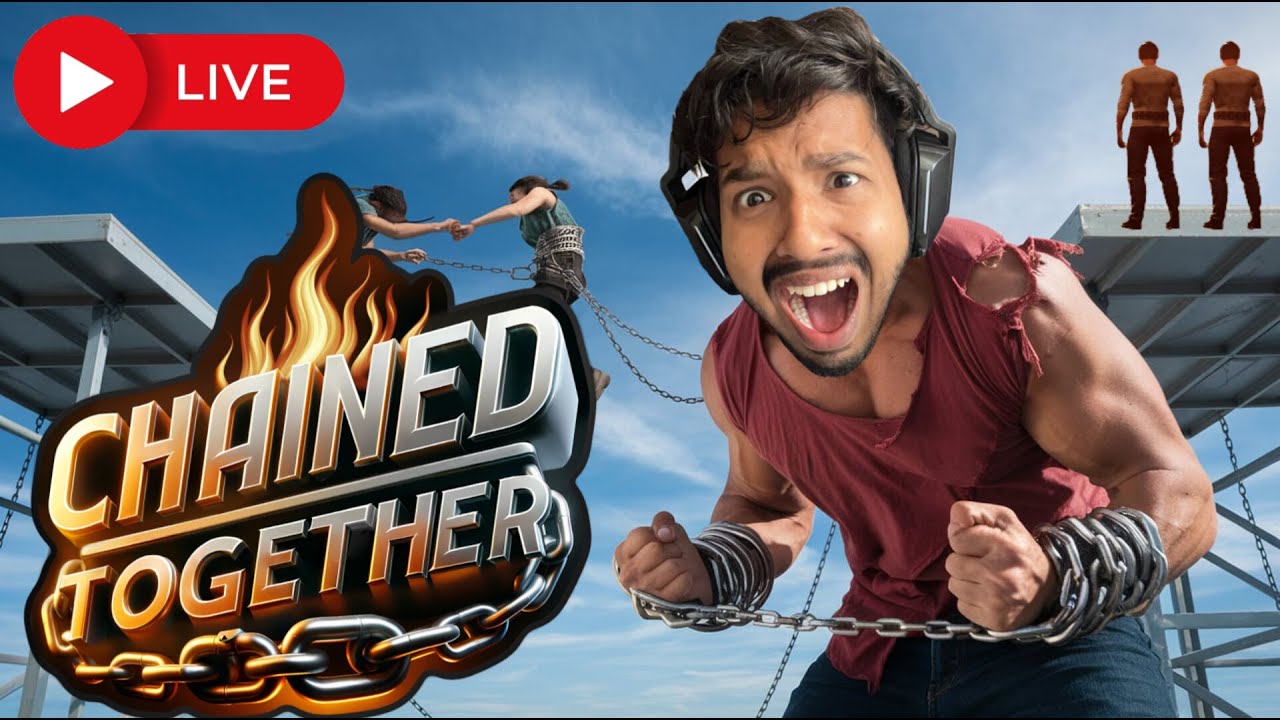 PLAYING CHAINED TOGETHER WITH MY NOOB BROTHER | BROTHERS GAMING