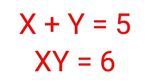 Nice Algebra Math Simplification Problem | Find the Value of X, Y
