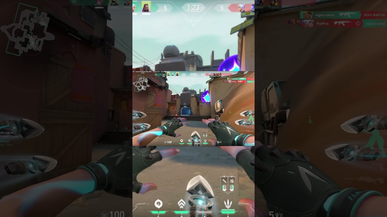 Sniper Precision & Knife Frenzy – Valorant Highlights🎯 