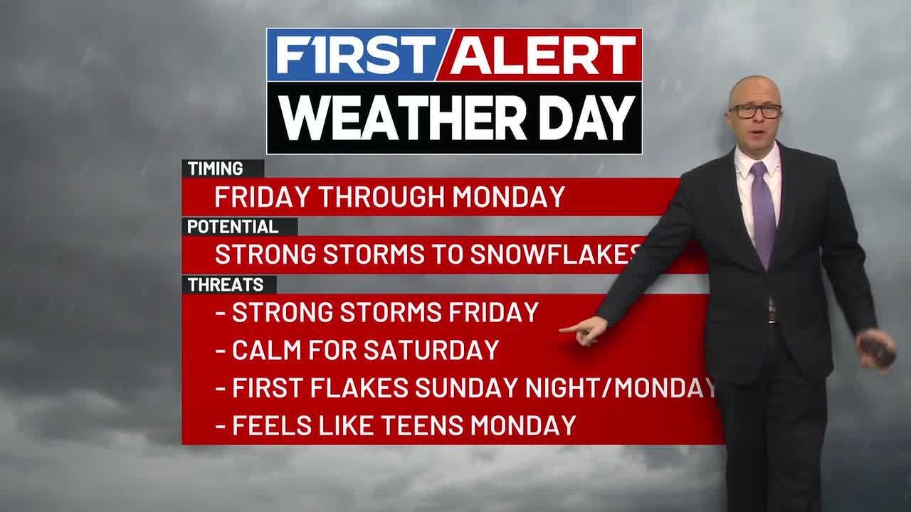 FIRST ALERT | Chris Bailey says buckle up for a wild weekend - YouTube