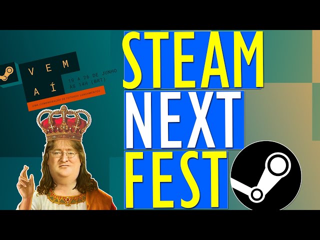 STEAM NEXT FEST 2023 COMEÇOU!! - MAIS de 600 JOGOS GRÁTIS na STEAM!!  (demonstrações GRATUITAS) 