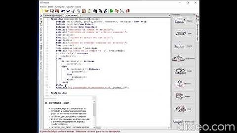 Elaboración de un algoritmo - compra de artículos