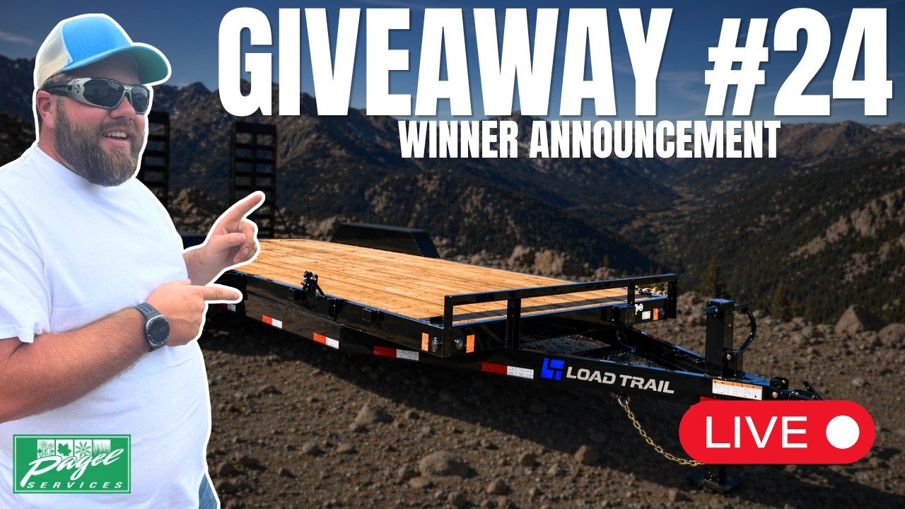 2026 LOAD TRAIL TRAILER WINNER ANNOUNCEMENT! G.A.W. #24! - YouTube