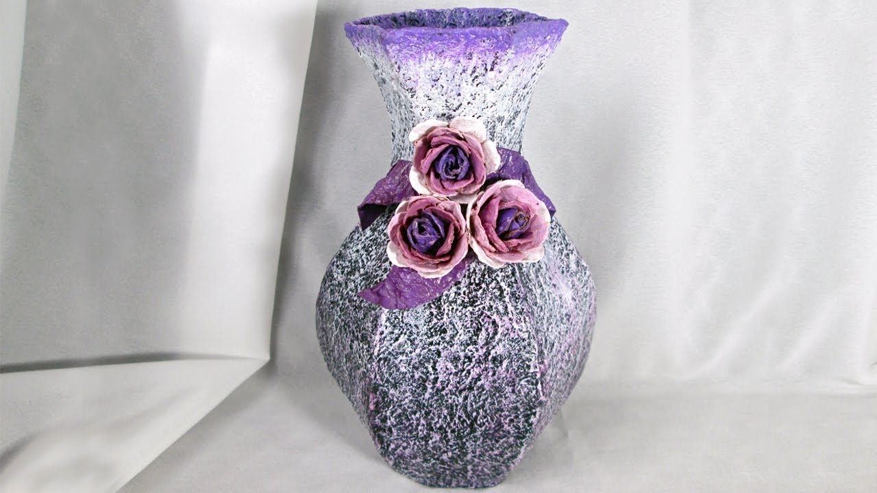 Как сделать вазу легко. Необычные вазы. Украшение вазы. Декорированные вазы. Декор вазы своими руками.