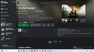 Fix Mistfall Hunter Not Installing On Xbox App/Microsoft Store On Windows PC