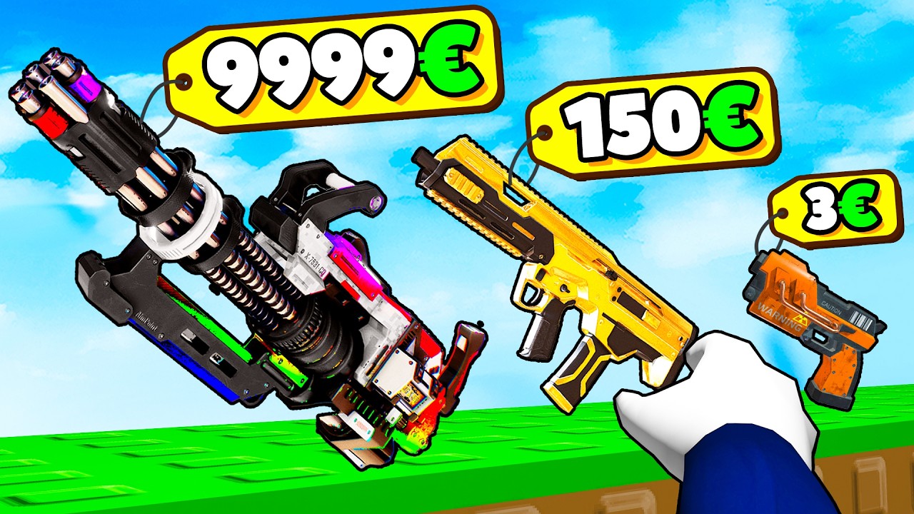 Ich Starte NEU als NOOB mit der R$9999 WAFFE im Waffen Simulator