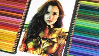 Drawing WONDER WOMAN 1984 ....GAL GADOT from movie Wonder Woman ...