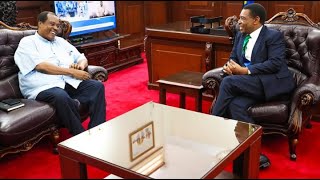 Waziri Mkuu Dkt Mwigulu Nchemba Akutana Na Katibu Mkuu Wa Tec, Padre Kitima