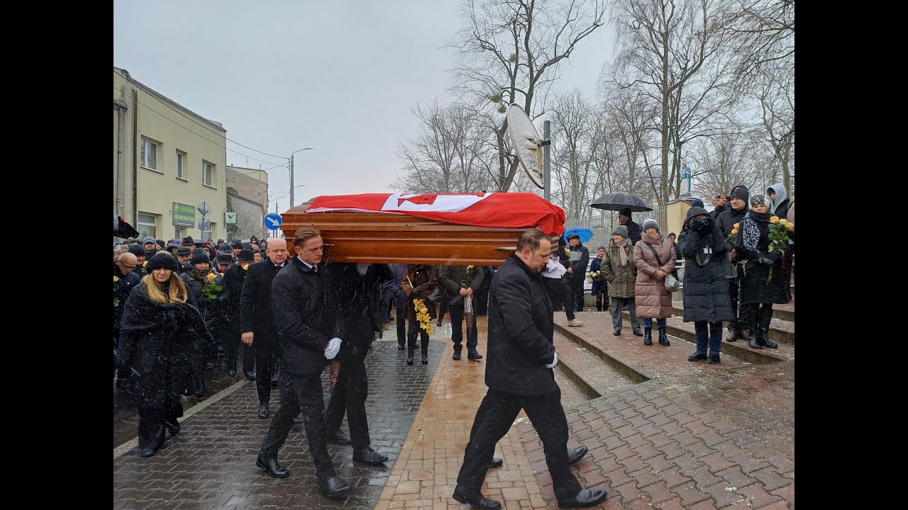 Uroczyste pożegnanie śp. burmistrza Józefa Grzegorza Kurka