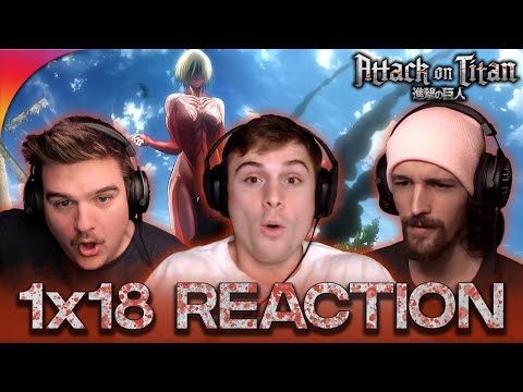 Attack On Titan 1x18 Reaction! "Forest of Giant Trees: The 57th Expedition Beyond the Walls, Part 2"
