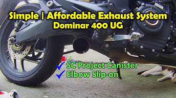 Dominar 400 UG Exhaust System Upgrade