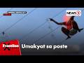 Slovenian national, ligtas na nasagip matapos umakyat sa poste ng kuryente | Frontline Express
