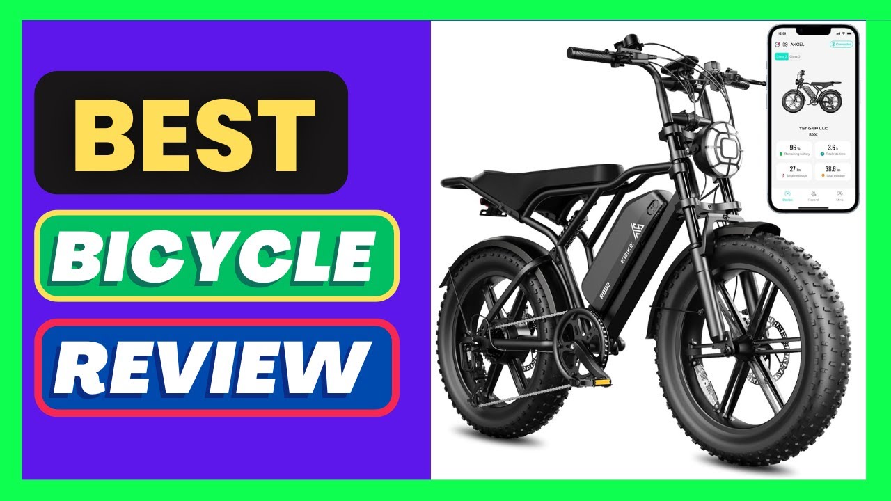 TST Electric Bike for Adults, 1500W Peak Brushless Motor 28 MPH 60