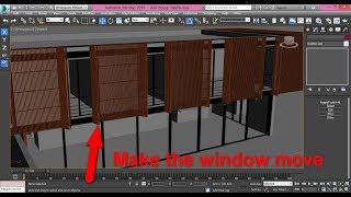 how to rigging window in 3ds max