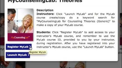 How to Access a MyLab from the Digital Library