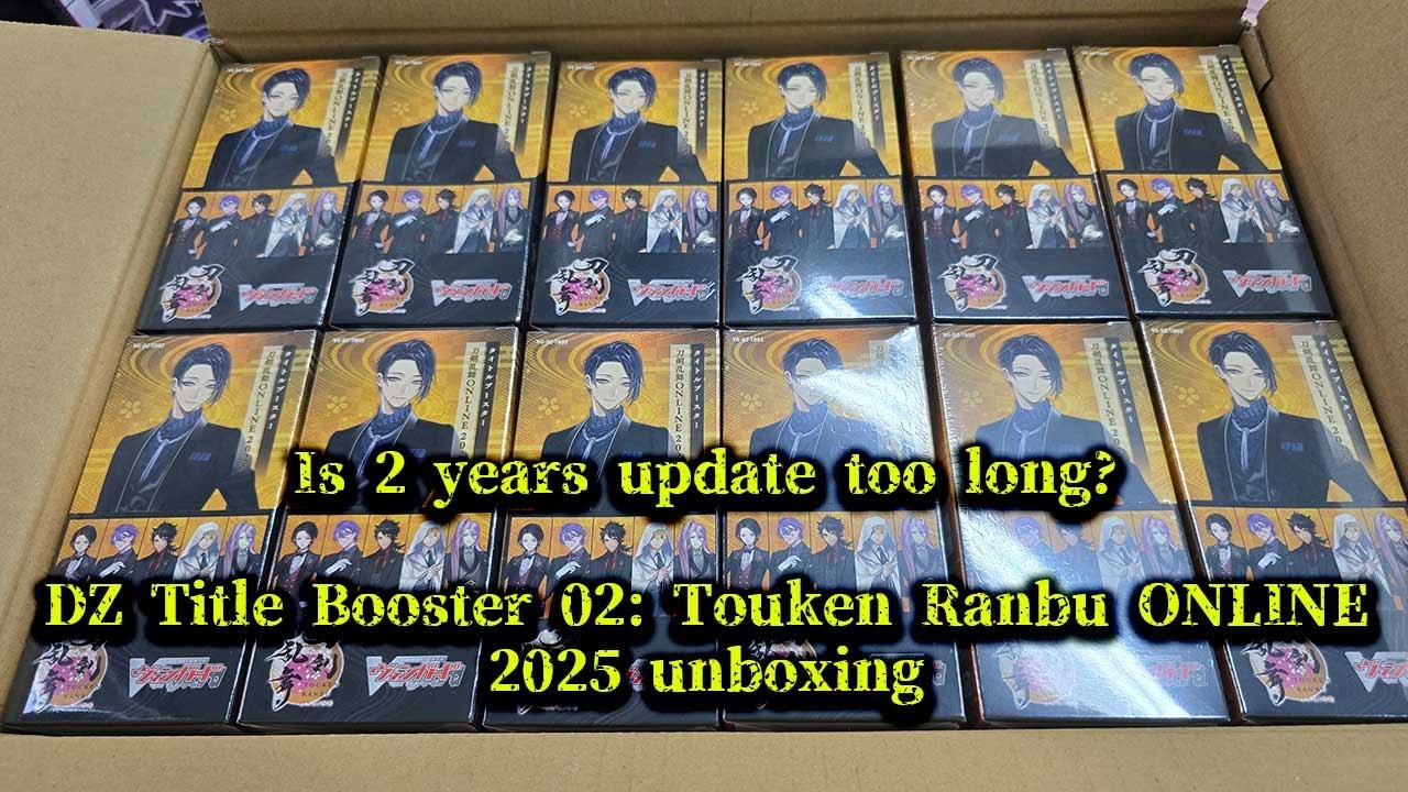 CardFight!! ヴァンガード Touken Ranbu online 2025 booster unboxing
