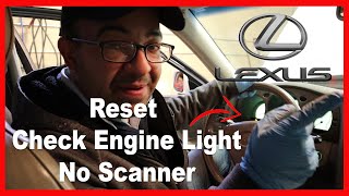 How to Reset Check Engine Light with no Scanner - 2000 Lexus GS 300