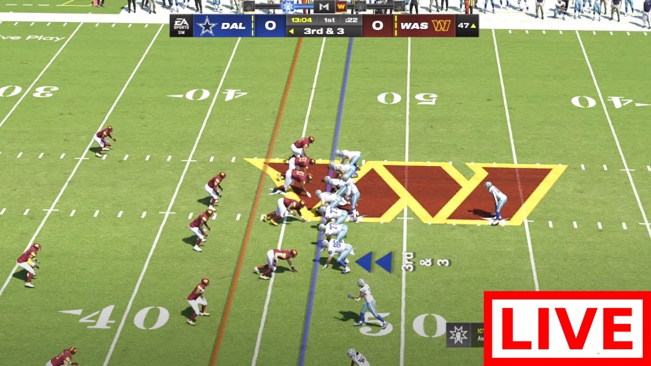 Dallas Cowboys vs Washington Commanders 2024 NFL LIVE Sunday Night
