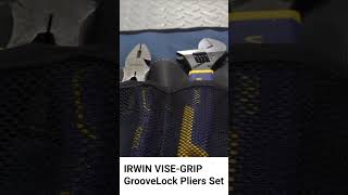 Upgrade with this IRWIN VISE GRIP GrooveLock Pliers Set