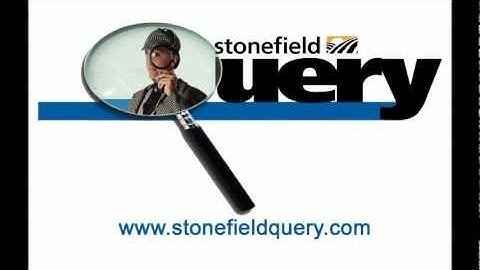 Stonefield Query - Appending to a report file