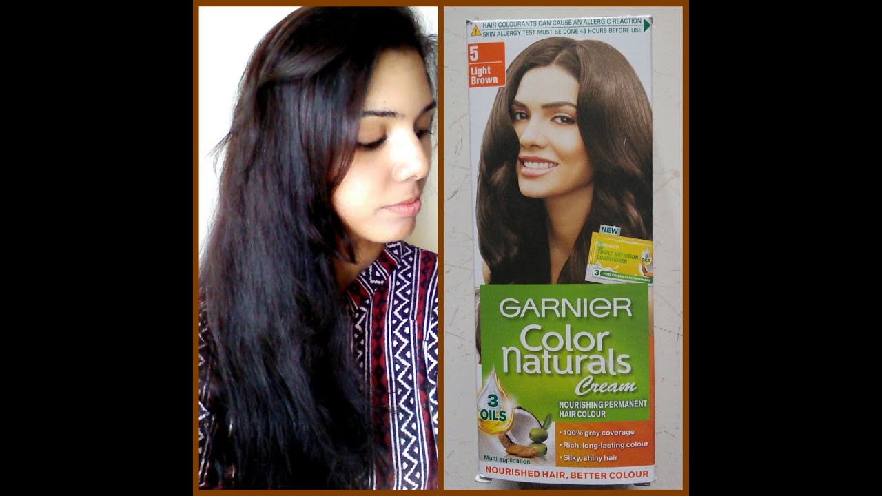 Hasil Warna Rambut Garnier Golden Brown Ala Model Kini