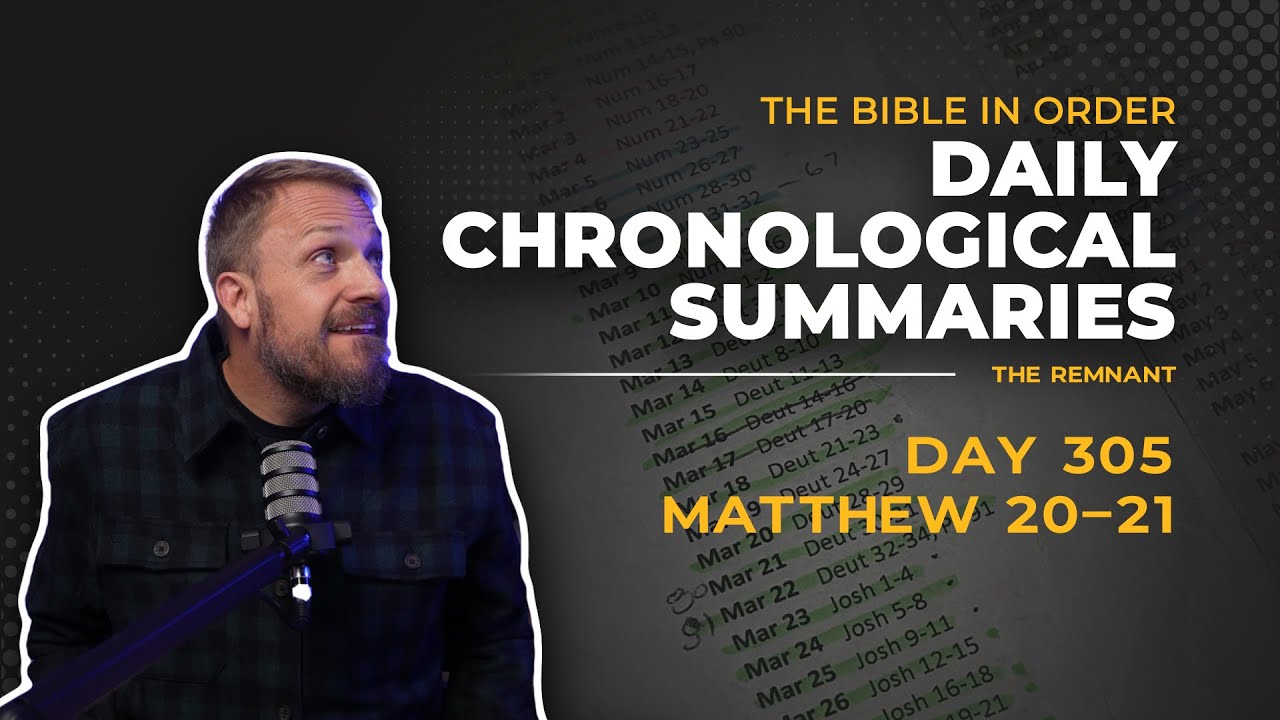 Day 305: Matthew 20–21 – The Last Shall Be First, and the King Has Come ...