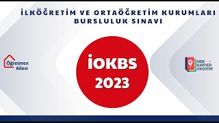 İlköğretim ve Ortaöğretim Kurumları Bursluluk Sınavı (İOKBS) Başvuru Bilgilendirme Sunusu