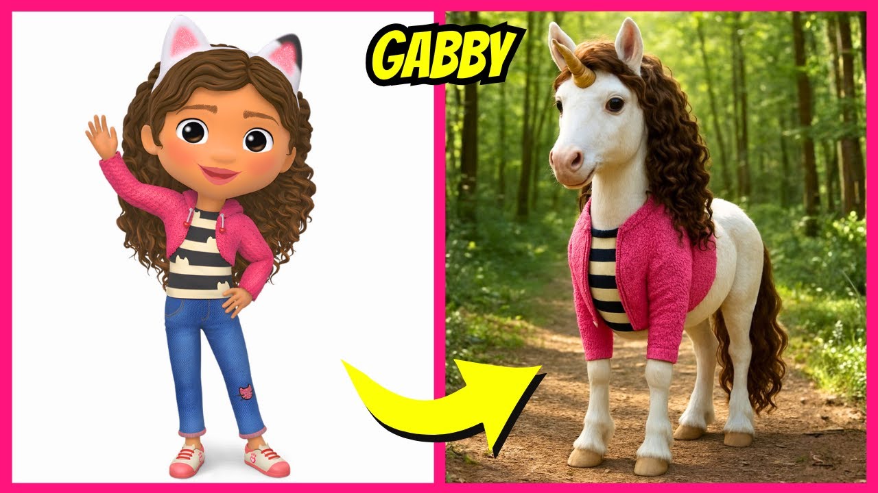 Gabby’s Dollhouse Characters as Unicorns ~ Guess the Voice Quiz | Gabby, DJ Catnip, Pandy Paws...