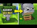Secret Base Under a Tree | Minecraft | @LombyMC