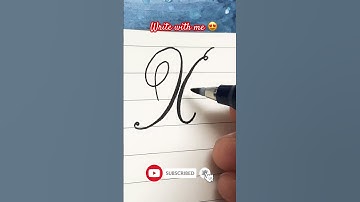 How To Write Perfectly cursive X | Neat And Clean #creatigraphy #calligraphy #viral #english #abcd