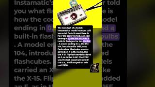 This Kodak Instamatic Hid Its Flash in Its Model Number #shorts #cameras #photography