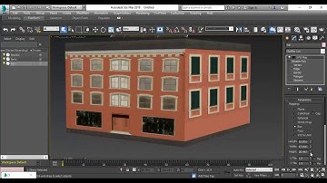 3ds Max, Low Poly Building Design  and Texturing in very short time