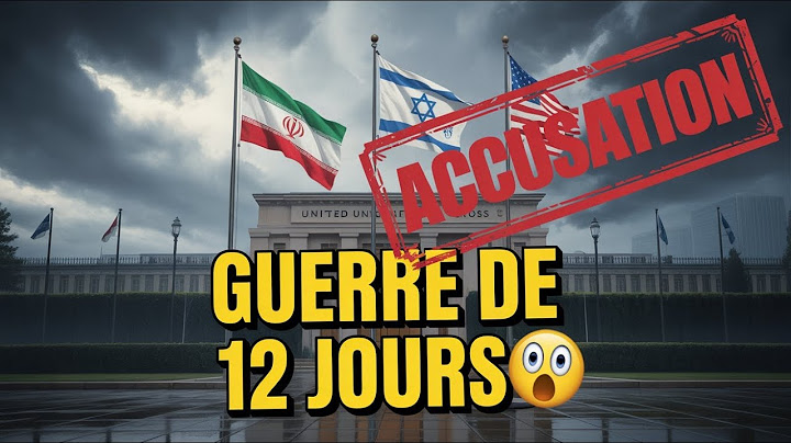 🛑 Guerre de 12 Jours : L’Iran Accuse Israël et les USA à l’ONU !